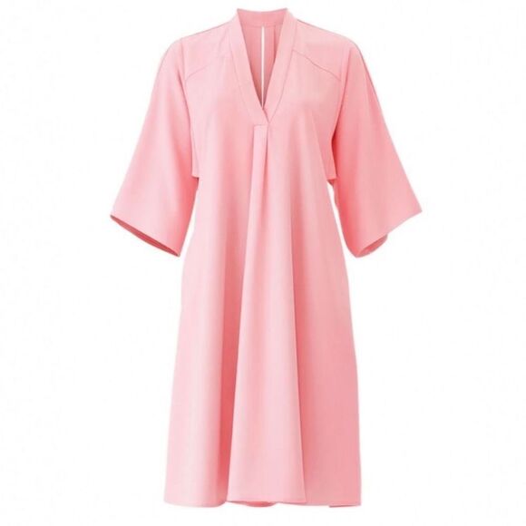 Tome Picasso Dress 16 pink plus size solid mini monotone - Picture 2 of 14